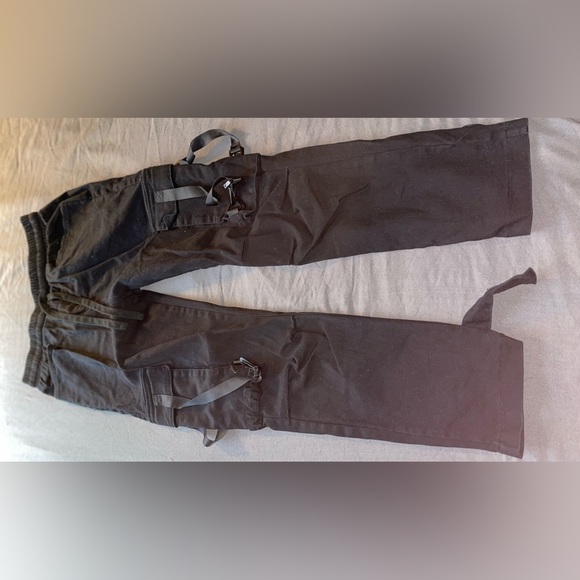 Black Cargo Pants - Picture 2 of 3